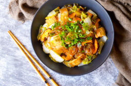Chinese Napa Cabbage with Glass Noodles
